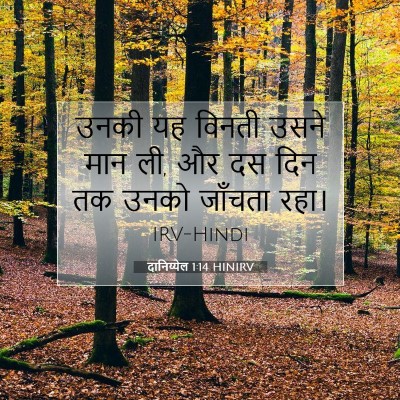 दानिय्येल 1:14 बाइबल आयत की व्याख्या