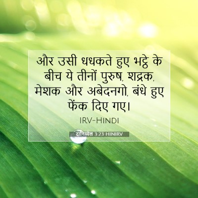 दानिय्येल 3:23 बाइबल आयत की व्याख्या