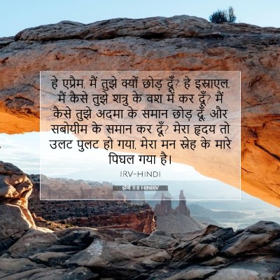 होशे 11:8 HINIRV बाइबल आयत इमेज