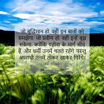 होशे 14:9 बाइबल आयत की व्याख्या