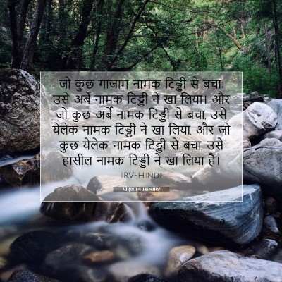योएल 1:4 बाइबल आयत की व्याख्या