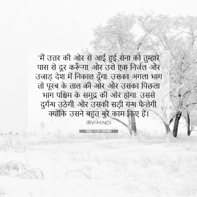 योएल 2:20 बाइबल आयत की व्याख्या