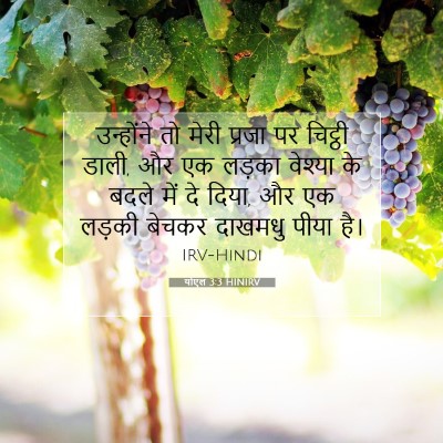 योएल 3:3 HINIRV बाइबल आयत इमेज
