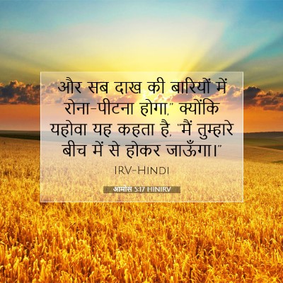 आमोस 5:17 बाइबल आयत की व्याख्या