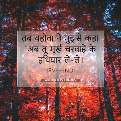 जकर्याह 11:15 बाइबल आयत की व्याख्या