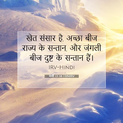 मत्ती 13:38 बाइबल आयत की व्याख्या