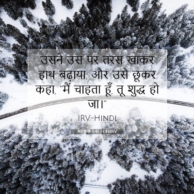 मरकुस 1:41 बाइबल आयत की व्याख्या