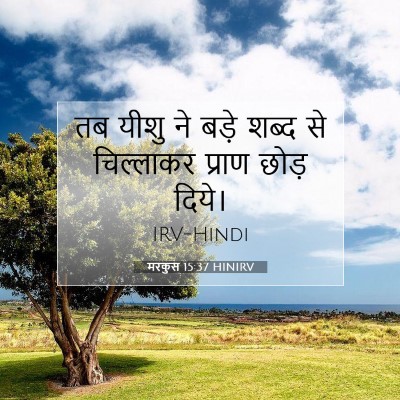 मरकुस 15:37 बाइबल आयत की व्याख्या