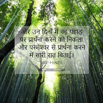 लूका 6:12 HINIRV बाइबल आयत इमेज