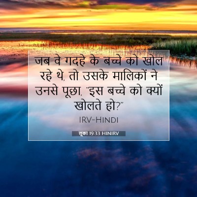 लूका 19:33 बाइबल आयत की व्याख्या