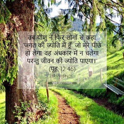 यूहन्ना 8:12 HINIRV बाइबल आयत इमेज