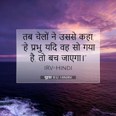 यूहन्ना 11:12 बाइबल आयत की व्याख्या