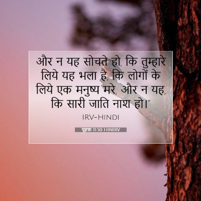 यूहन्ना 11:50 HINIRV बाइबल आयत इमेज