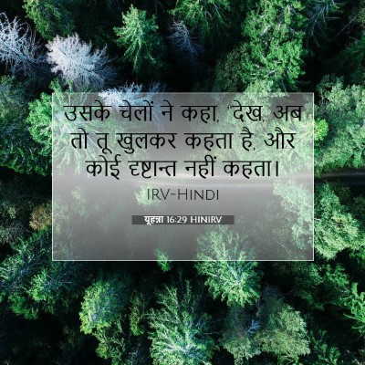 यूहन्ना 16:29 बाइबल आयत की व्याख्या