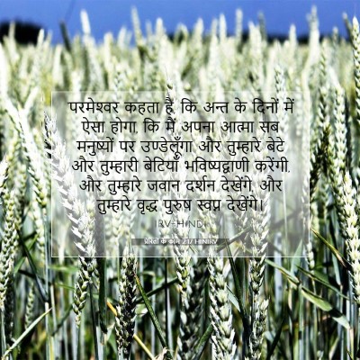 प्रेरितों के काम 2:17 HINIRV बाइबल आयत इमेज
