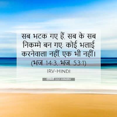 रोमियों 3:12 HINIRV बाइबल आयत इमेज