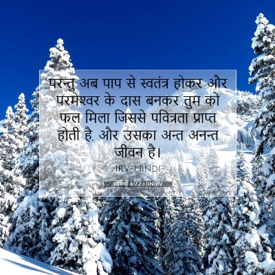 रोमियों 6:22 HINIRV बाइबल आयत इमेज