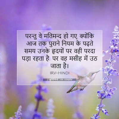 2 कुरिन्थियों 3:14 HINIRV बाइबल आयत इमेज