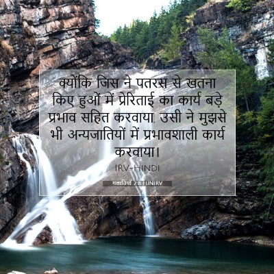 गलातियों 2:8 HINIRV बाइबल आयत इमेज