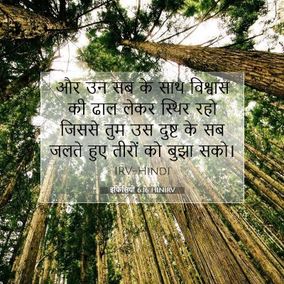 इफिसियों 6:16 HINIRV बाइबल आयत इमेज