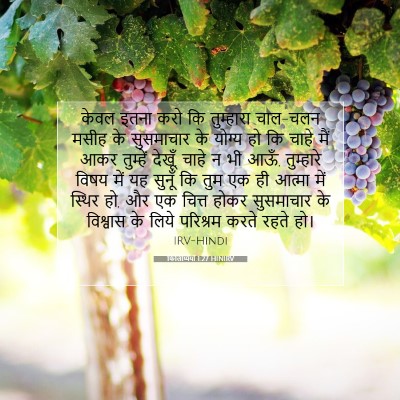 फिलिप्पियों 1:27 बाइबल आयत की व्याख्या