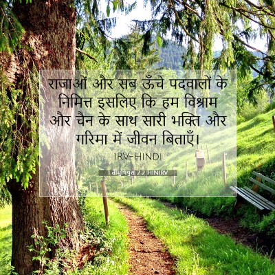 1 तीमुथियुस 2:2 HINIRV बाइबल आयत इमेज
