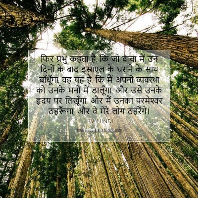 इब्रानियों 8:10 HINIRV बाइबल आयत इमेज