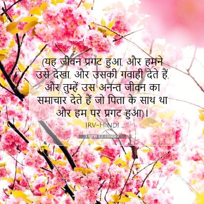 1 यूहन्ना 1:2 बाइबल आयत की व्याख्या
