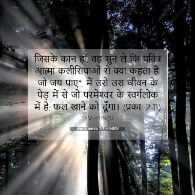 प्रकाशितवाक्य 2:7 HINIRV बाइबल आयत इमेज